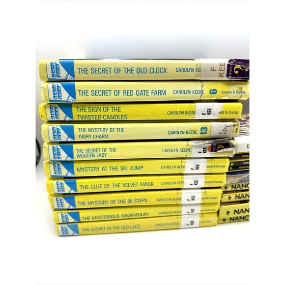 Lot of 19 Nancy Drew Series by Carolyn Keene HARDCOVER/PAPE RBACK - Picture 2 of 10